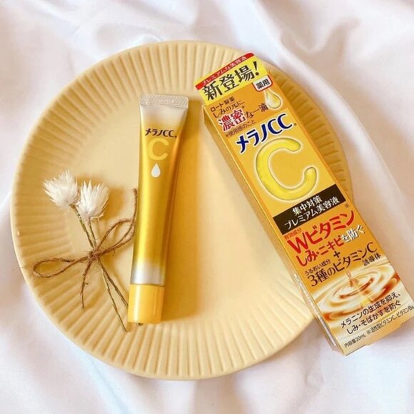 Rohto Melano CC Premium Brightening Essence Vitamin C Serum 20ml Japan Skincare - Picture 1 of 7